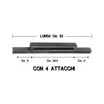 MANIGLIA FORNO X SOVRANA CM. 52 GRIGIA - M5487